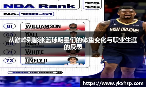 从巅峰到膨胀篮球明星们的体重变化与职业生涯的反思